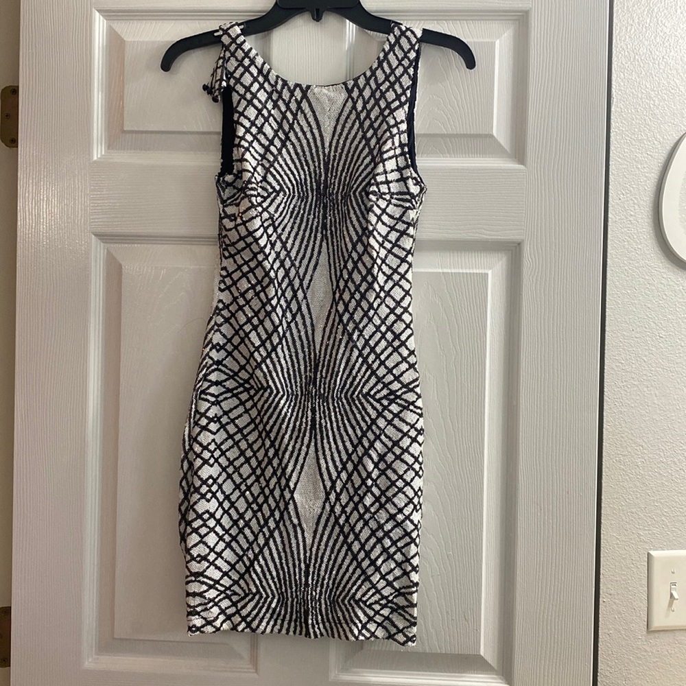 Black&white HOCO dress🤩